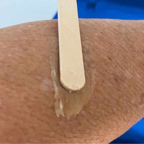 Hair Removal Clear Waxing Tape -50 Ft. Gentle for Face - Free Wax Sticks Promo! - Picture 6 of 8